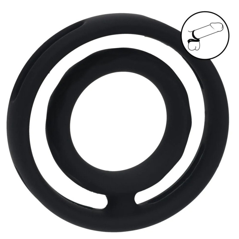 Levelz Ballstretcher Grooved Noir Noir